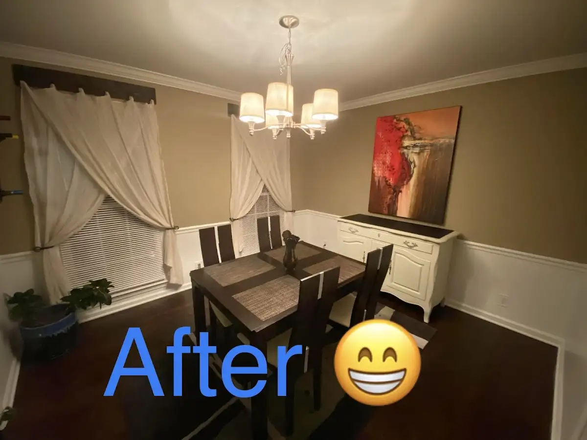 Professional dining room restoration after water damage in Strasburg