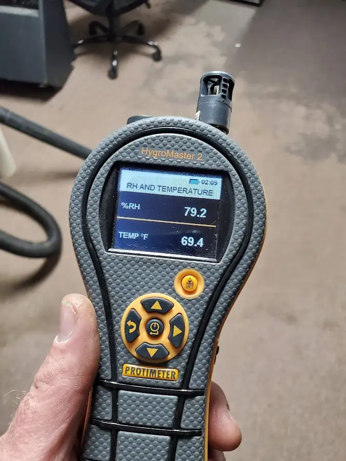 Moisture meter humidity assessment for Fire & Smoke Damage Restoration in Strasburg